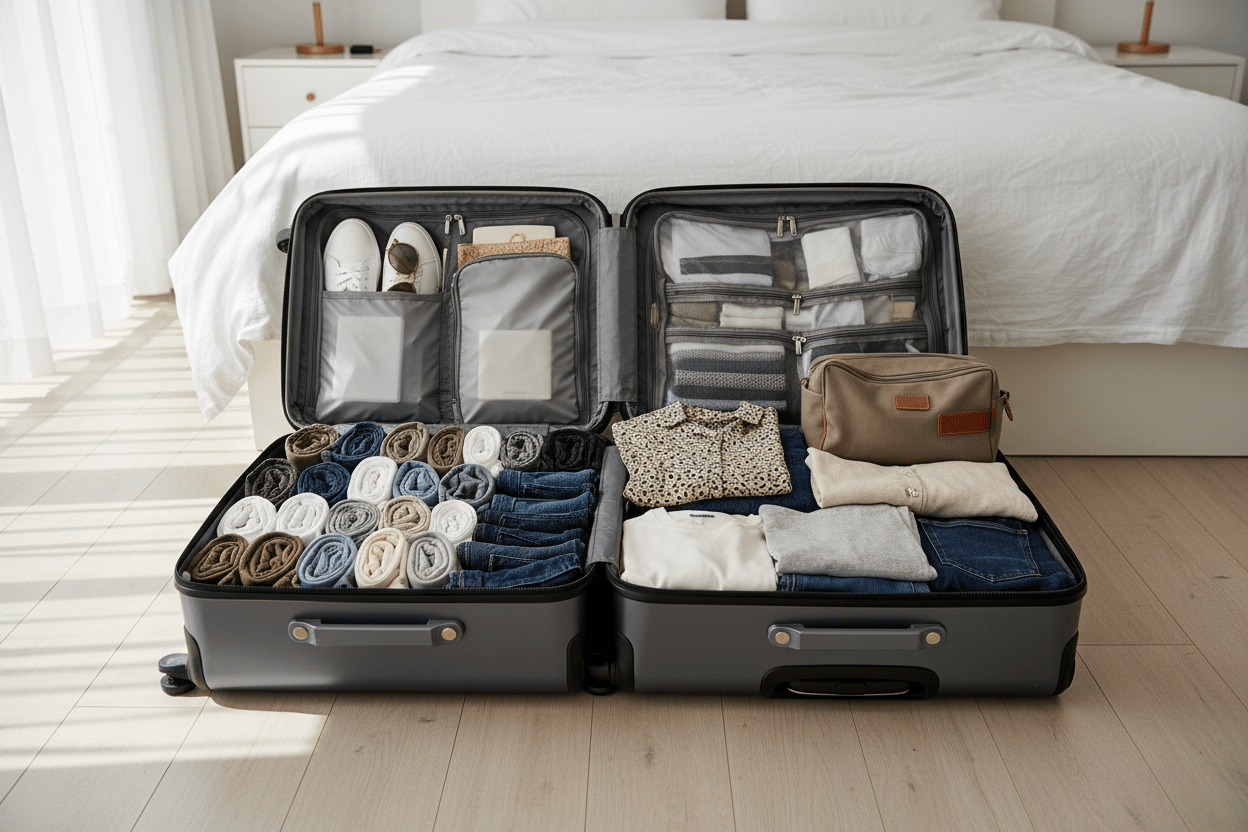 How to Pack a Suitcase Efficiently - Bags For All