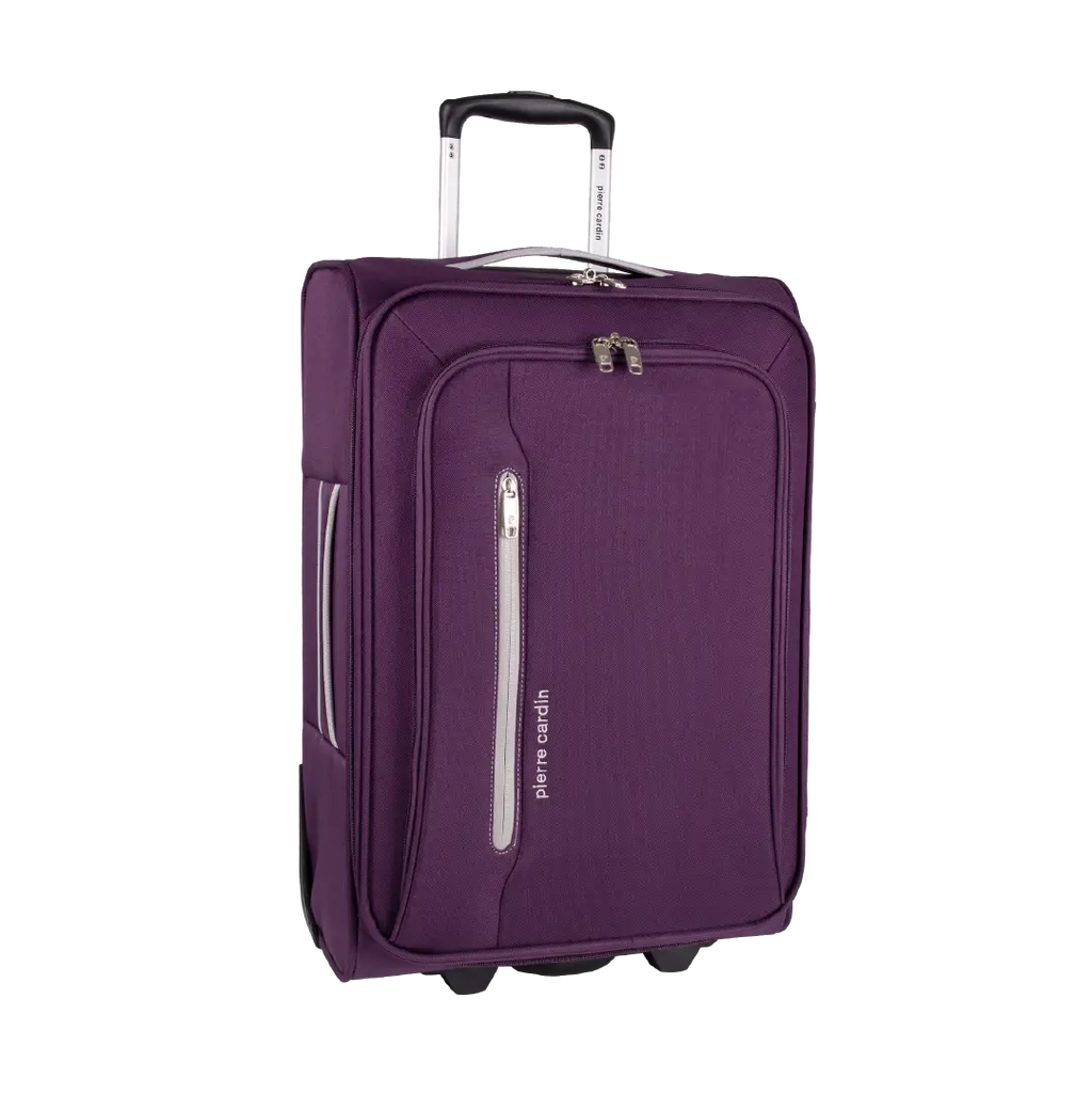 Gino Ferrari Cion 56cm Purple Carry-On Suitcase