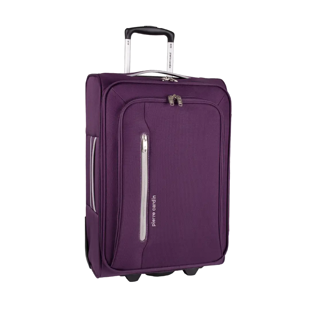Gino Ferrari Cion 56cm Purple Carry-On Suitcase