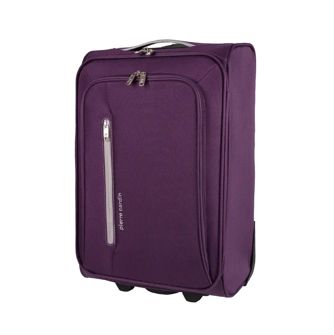 Gino Ferrari Cion 56cm Purple Carry-On Suitcase