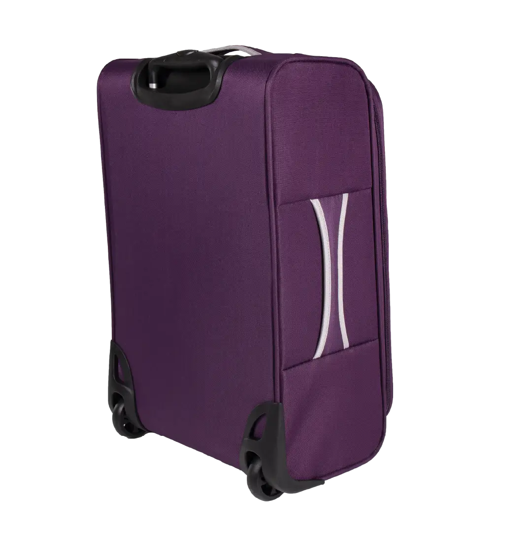 Gino Ferrari Cion 56cm Purple Carry-On Suitcase
