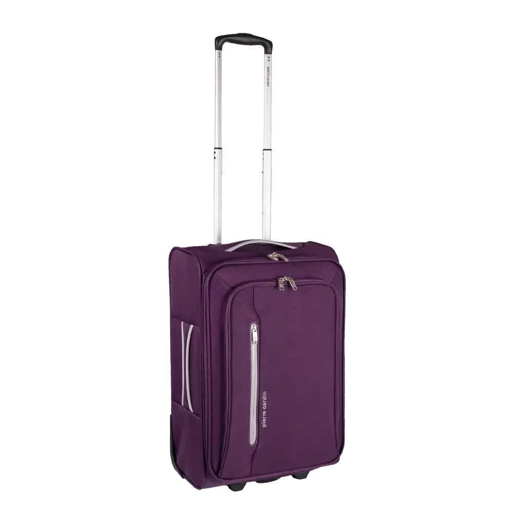 Gino Ferrari Cion 56cm Purple Carry-On Suitcase