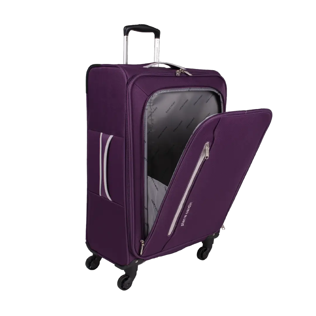 Gino Ferrari Cion 67cm Purple Medium Check-In Suitcase