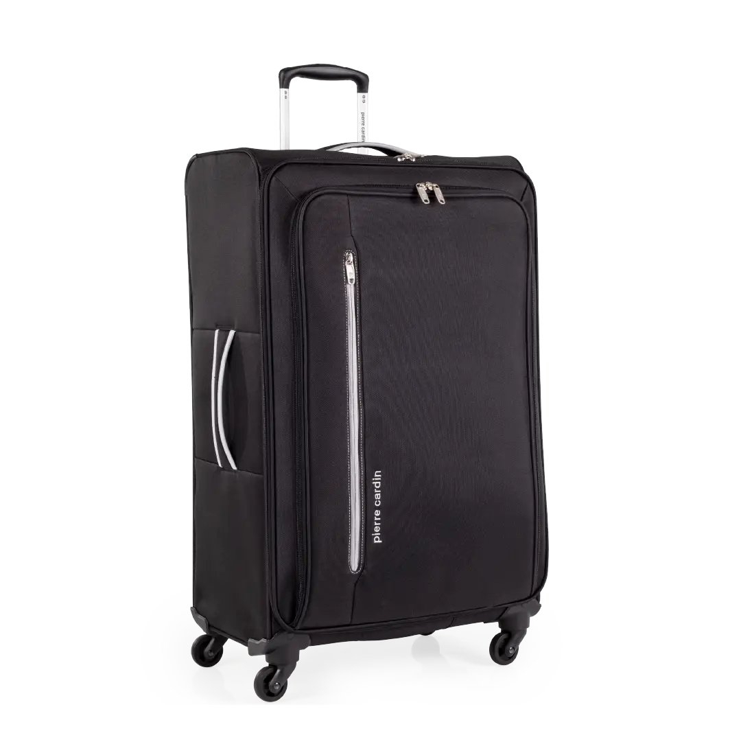 Gino Ferrari Cion 78cm Black Large Check-In Suitcase