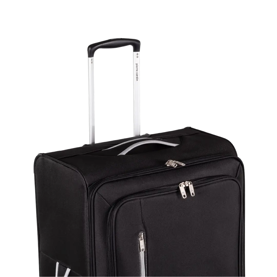 Gino Ferrari Cion 78cm Black Large Check-In Suitcase