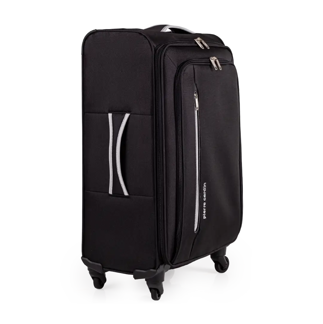 Gino Ferrari Cion 67cm Black Medium Check-In Suitcase