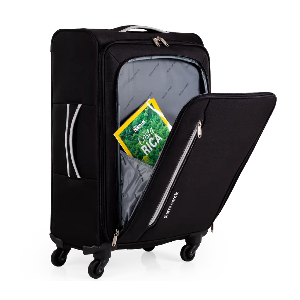 Gino Ferrari Cion 67cm Black Medium Check-In Suitcase
