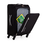 Gino Ferrari Cion 67cm Black Medium Check-In Suitcase
