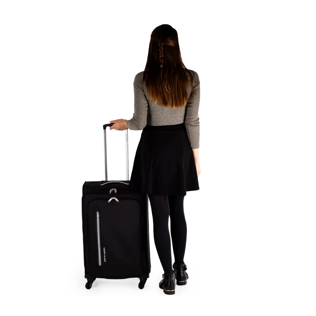 Gino Ferrari Cion 67cm Black Medium Check-In Suitcase