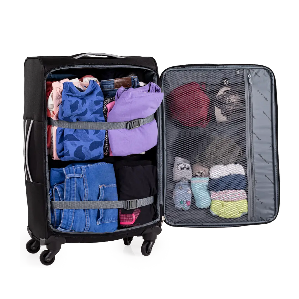 Gino Ferrari Cion 67cm Black Medium Check-In Suitcase