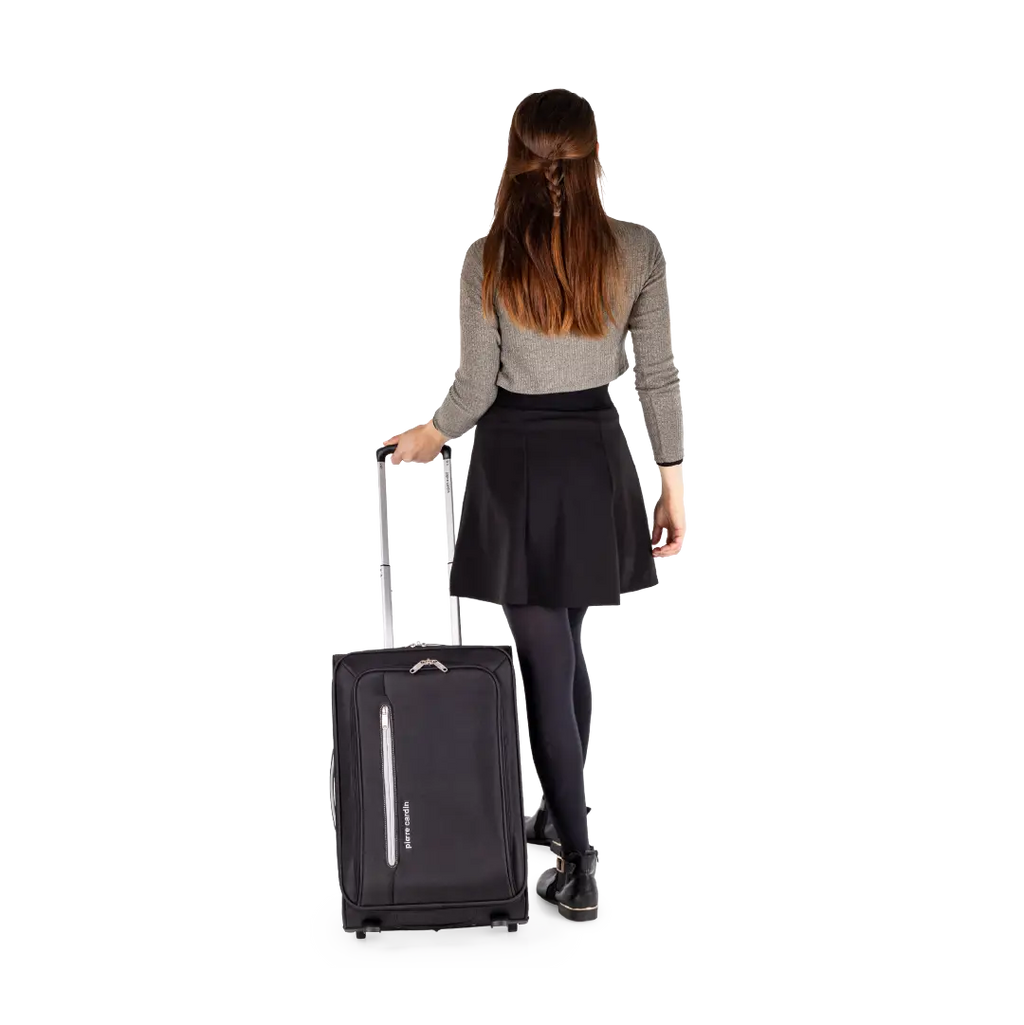 Gino Ferrari Cion 56cm Black Carry-On Suitcase