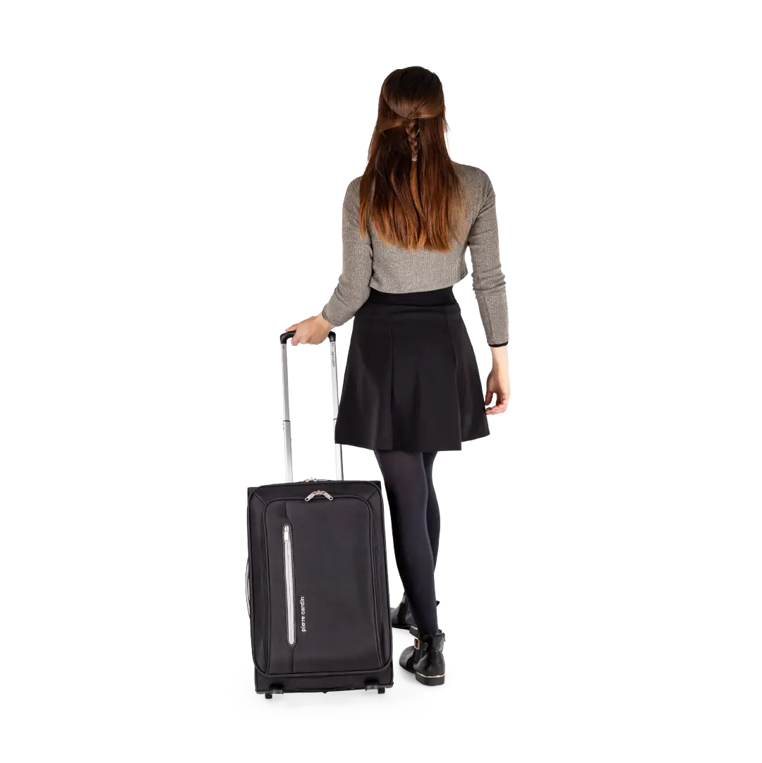 Gino Ferrari Cion 56cm Black Carry-On Suitcase
