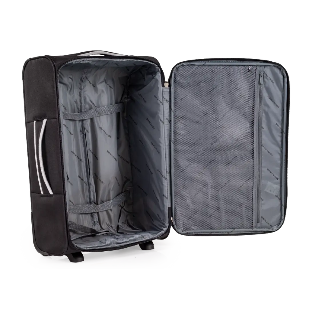 Gino Ferrari Cion 56cm Black Carry-On Suitcase