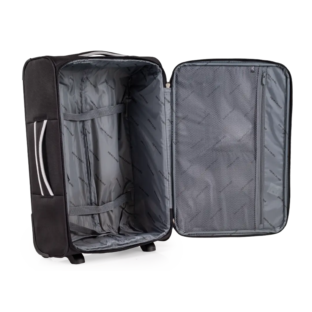 Gino Ferrari Cion 56cm Black Carry-On Suitcase