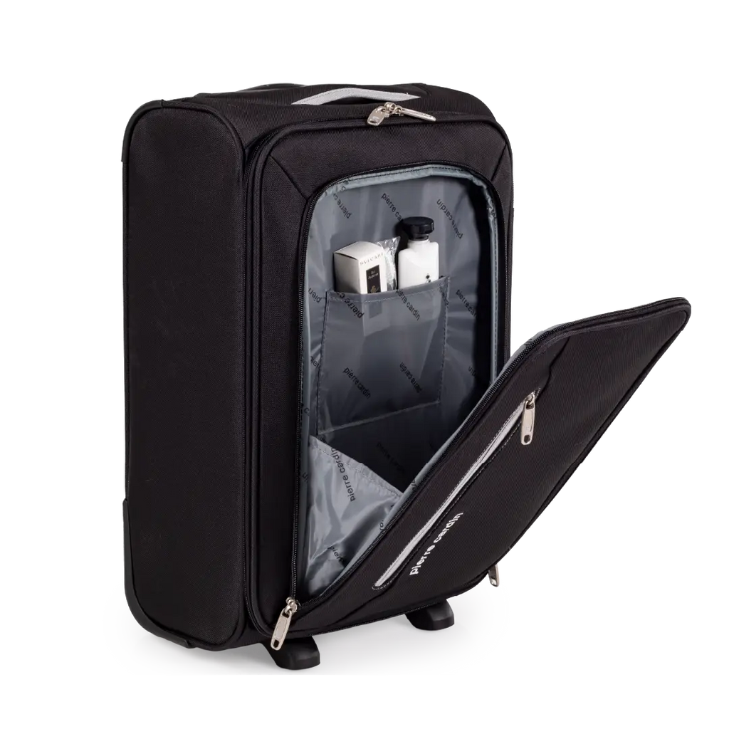 Gino Ferrari Cion 48cm Black Underseat Suitcase