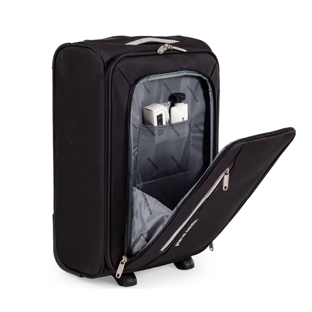Gino Ferrari Cion 48cm Black Underseat Suitcase