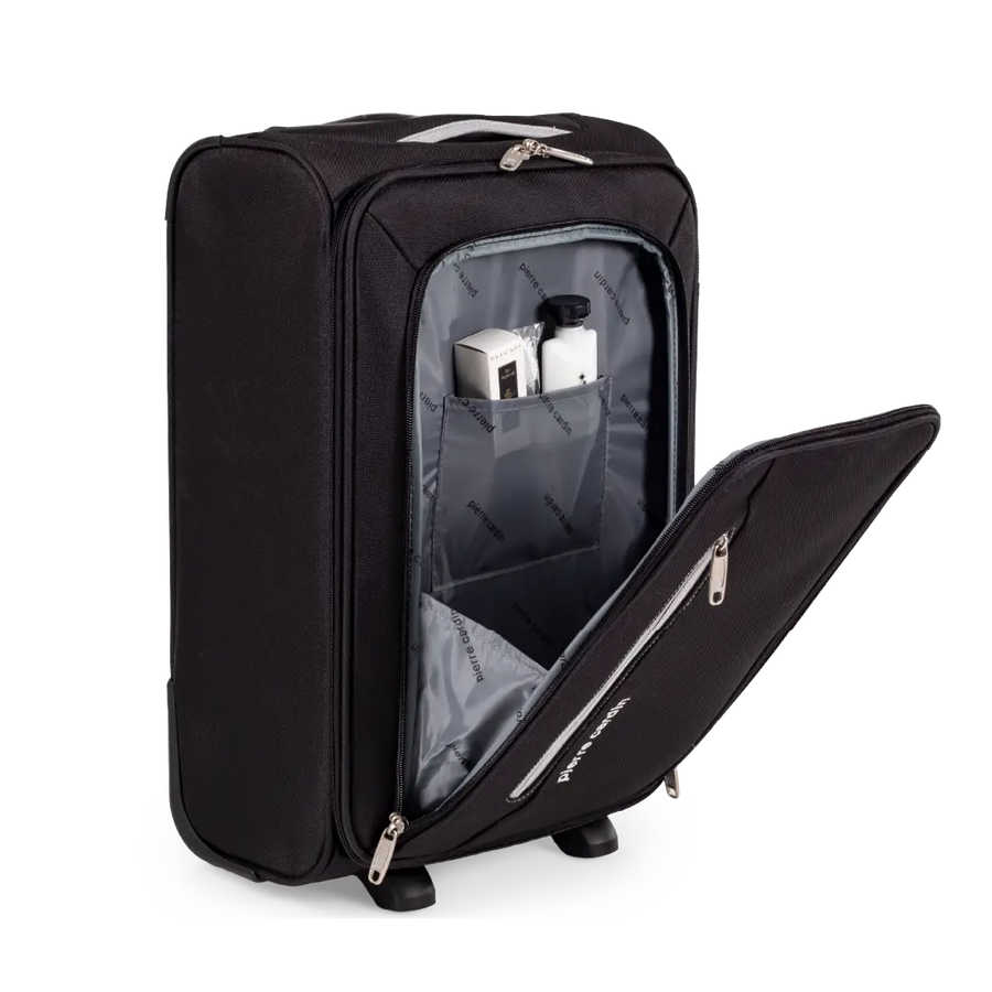 Gino Ferrari Cion 48cm Black Underseat Suitcase