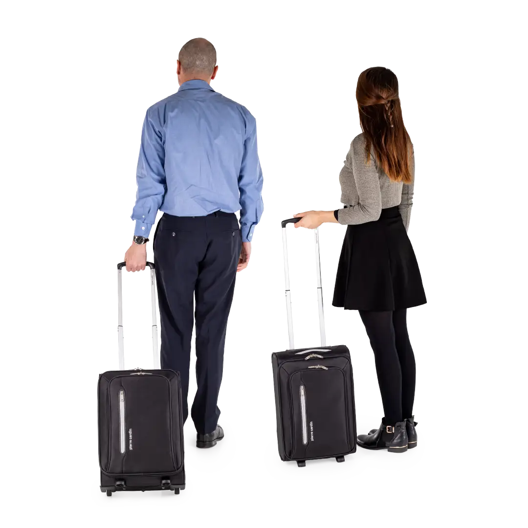 Gino Ferrari Cion 48cm Black Underseat Suitcase