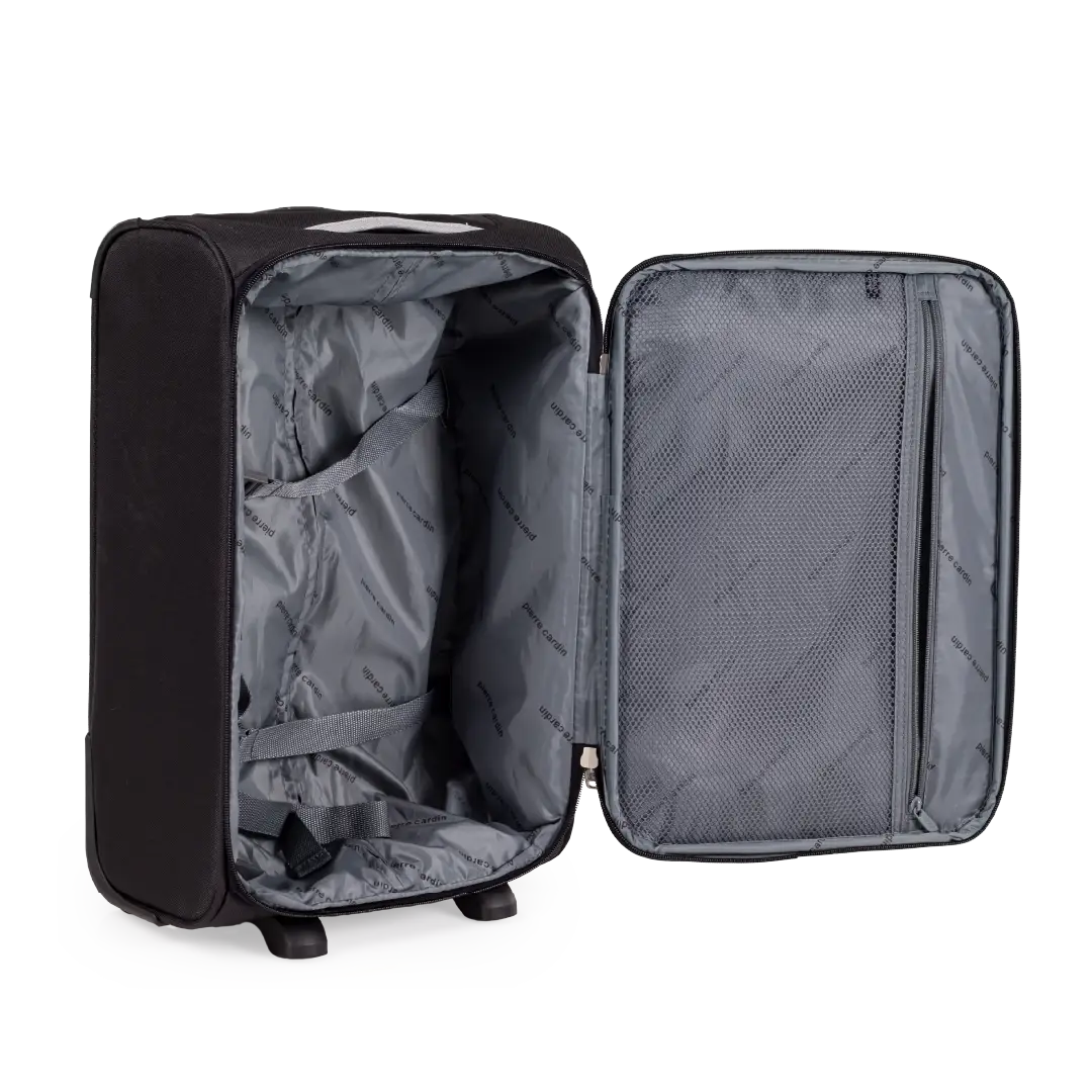 Gino Ferrari Cion 48cm Black Underseat Suitcase