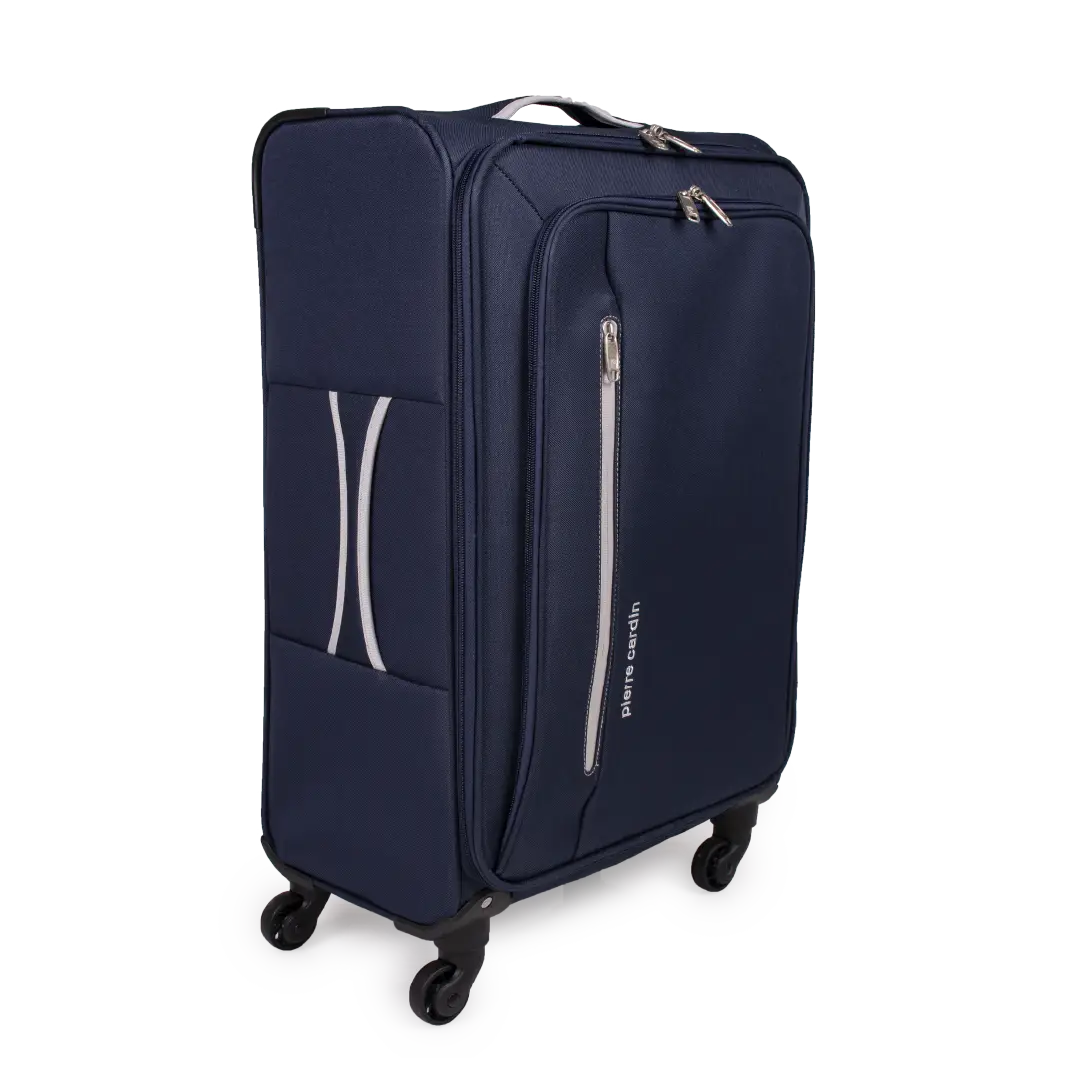 Gino Ferrari Cion 67cm Navy Medium Check-In Suitcase