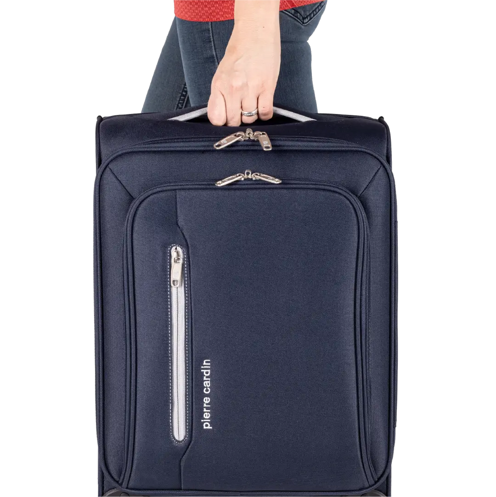 Gino Ferrari Cion 56cm Navy Carry-On Suitcase