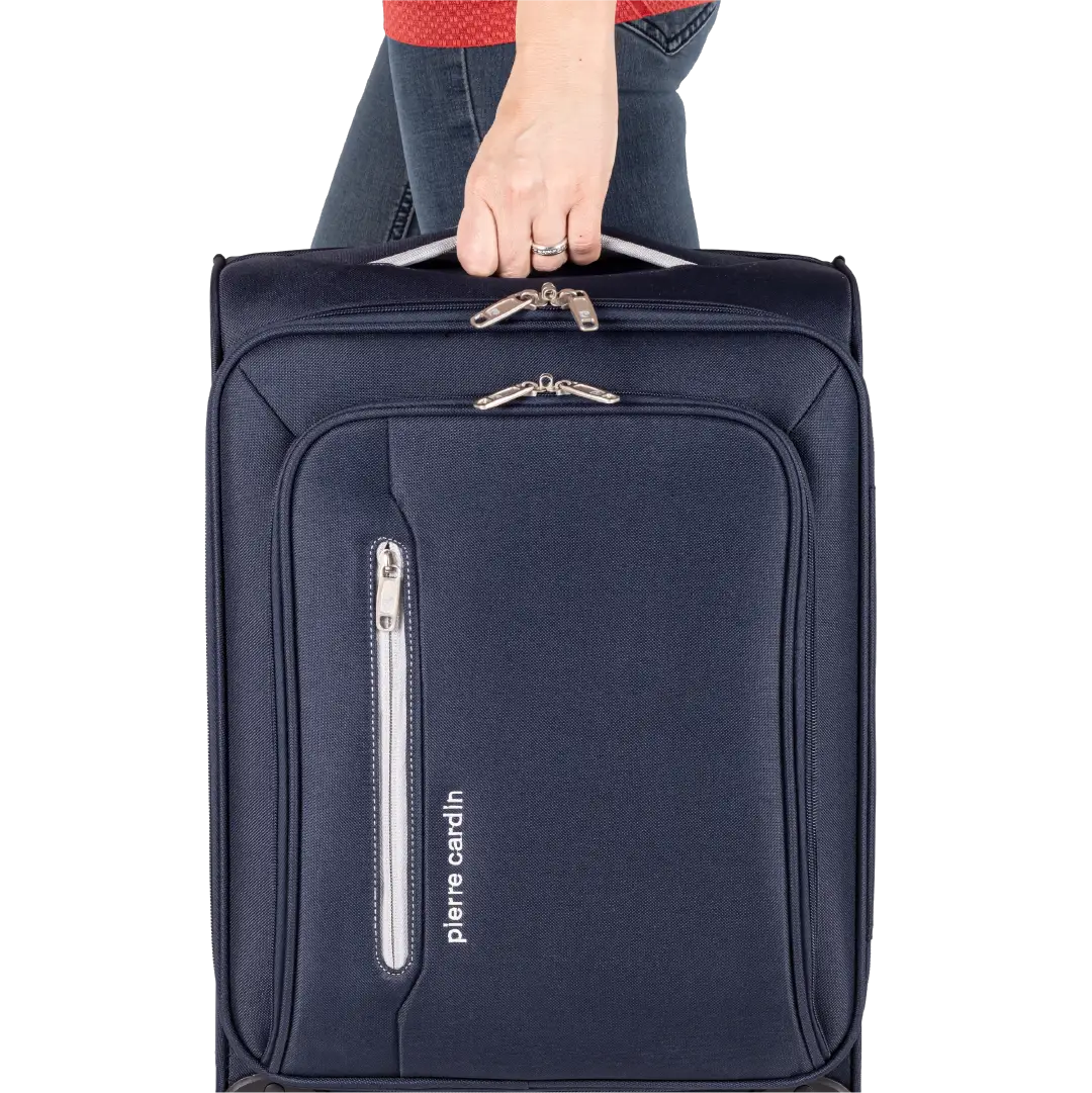 Gino Ferrari Cion 56cm Navy Carry-On Suitcase
