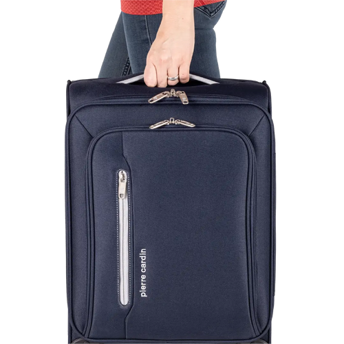 Gino Ferrari Cion 56cm Navy Carry-On Suitcase