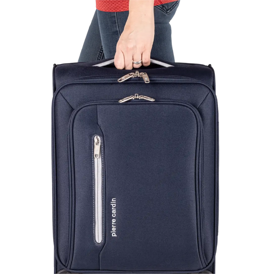 Gino Ferrari Cion 56cm Navy Carry-On Suitcase