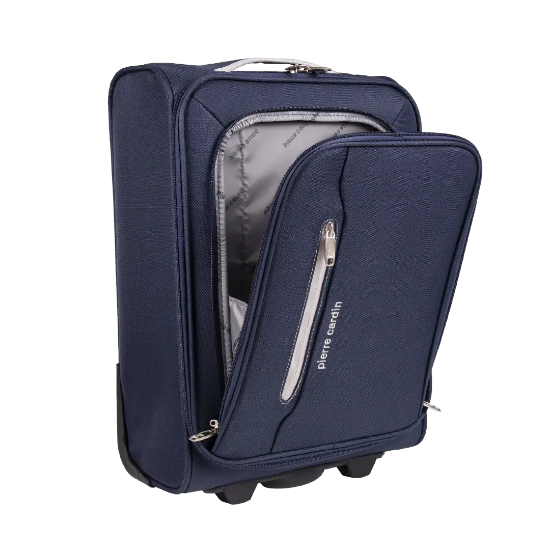 Gino Ferrari Cion 48cm Navy Underseat Suitcase