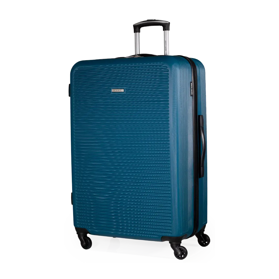Gino Ferrari Harley 76.5cm Teal Large Check-In Suitcase