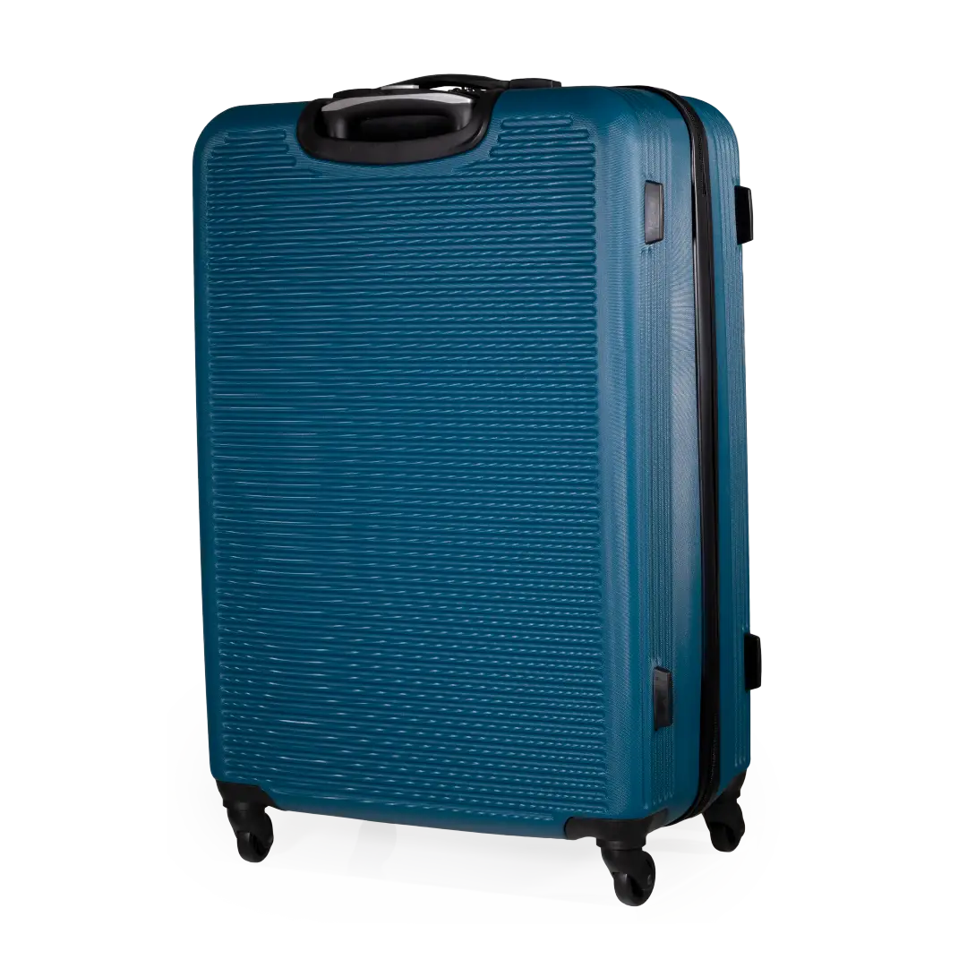 Gino Ferrari Harley 76.5cm Teal Large Check-In Suitcase