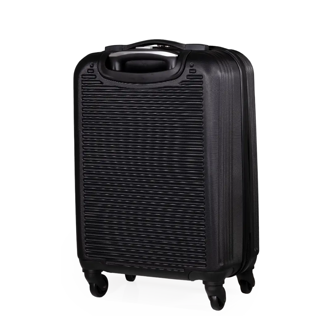 Gino Ferrari Harley 55cm Black Carry-On Suitcase rear view
