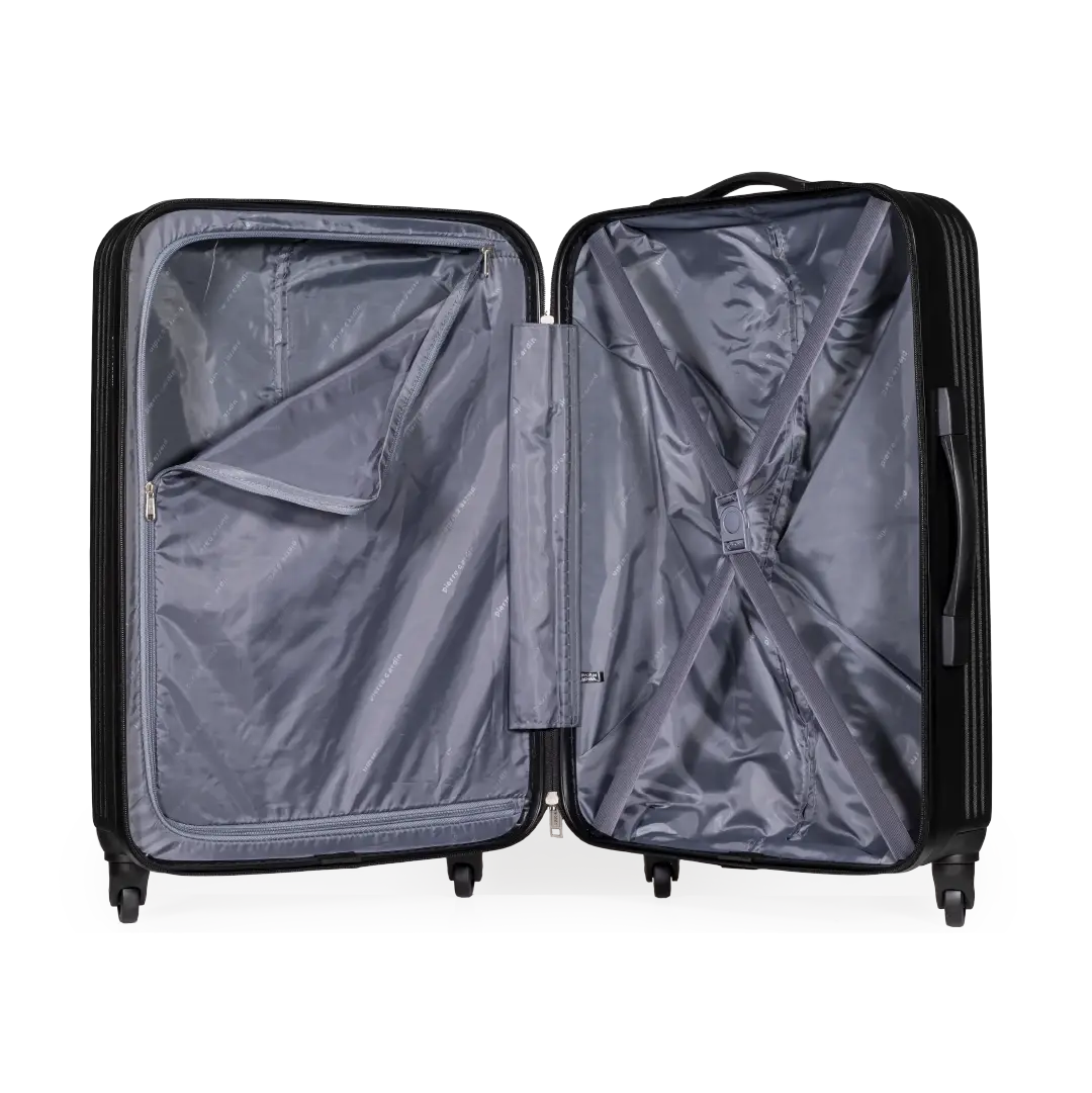 Gino Ferrari Harley 67cm Black Medium Check-In Suitcase