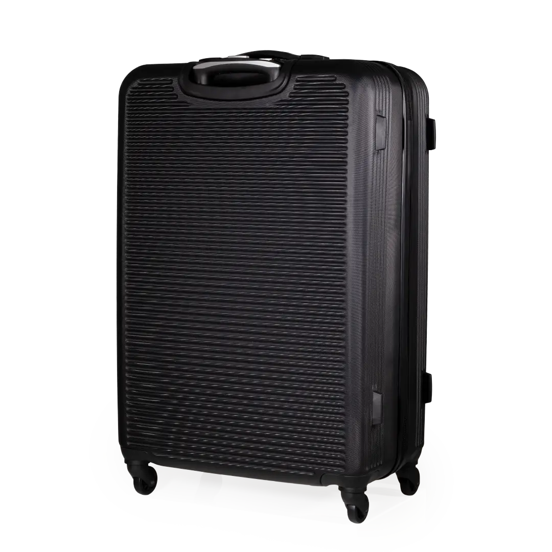 Gino Ferrari Harley 76.5cm Black Large Check-In Suitcase