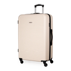 Gino Ferrari Harley 76.5cm Cream Large Check-In Suitcase