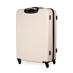 Gino Ferrari Harley 76.5cm Cream Large Check-In Suitcase
