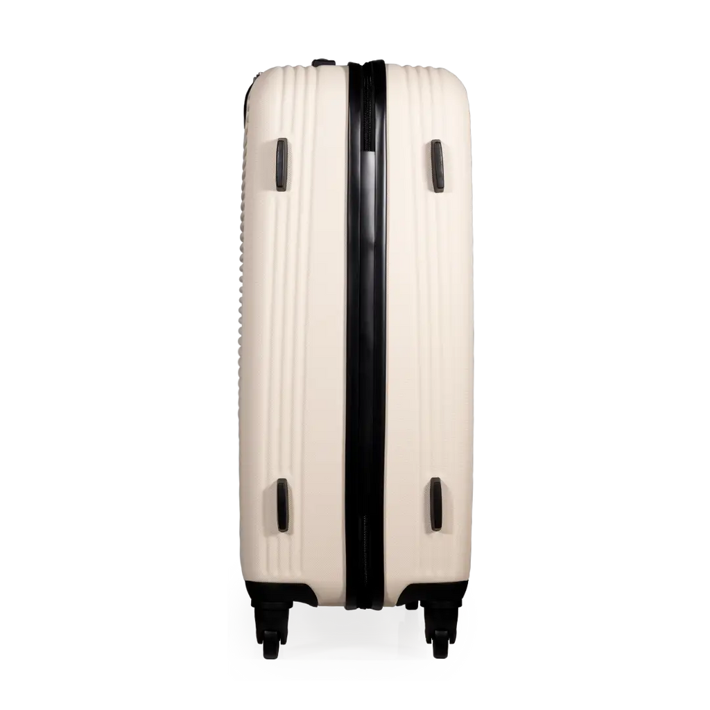 Gino Ferrari Harley 67cm Cream Medium Check-In Suitcase