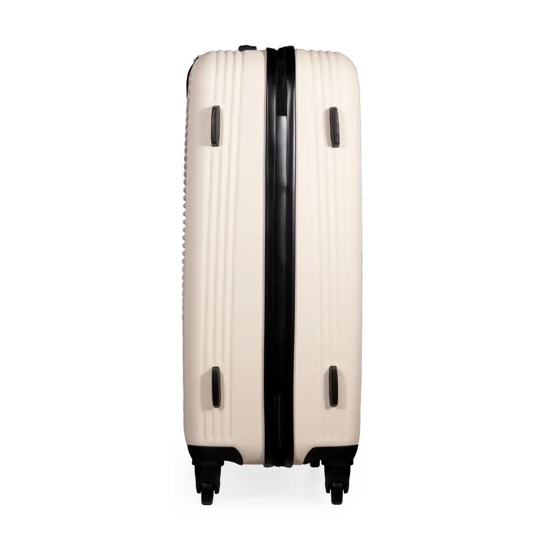 Gino Ferrari Harley 67cm Cream Medium Check-In Suitcase