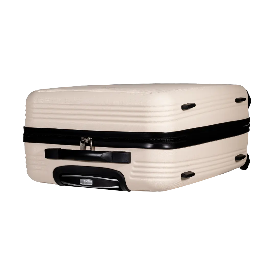 Gino Ferrari Harley 67cm Cream Medium Check-In Suitcase