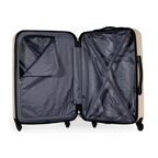 Gino Ferrari Harley 67cm Cream Medium Check-In Suitcase