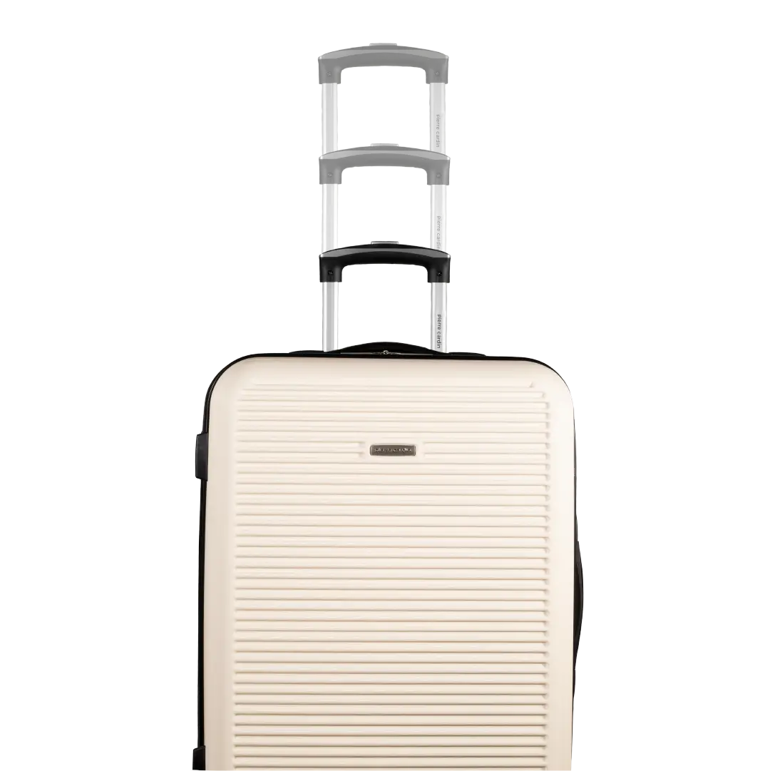 Gino Ferrari Harley 67cm Cream Medium Check-In Suitcase