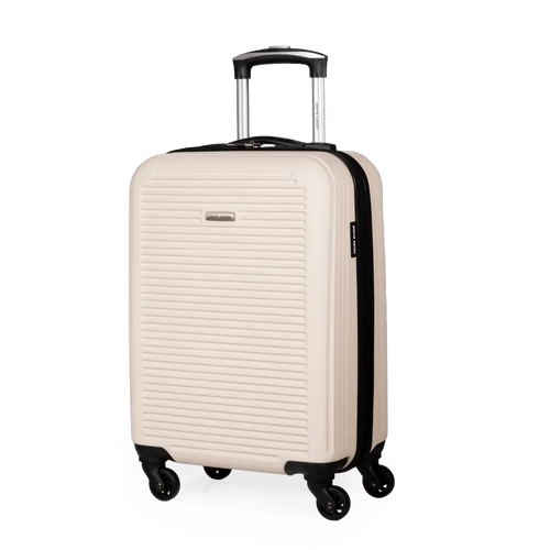 Gino Ferrari Harley 55cm Cream Carry-On Suitcase