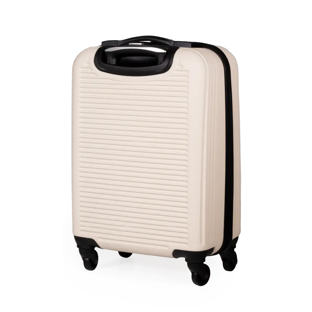 Gino Ferrari Harley 55cm Cream Carry-On Suitcase