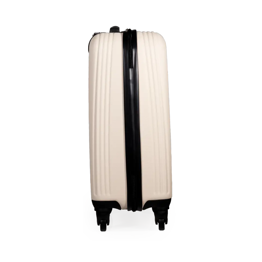 Gino Ferrari Harley 55cm Cream Carry-On Suitcase