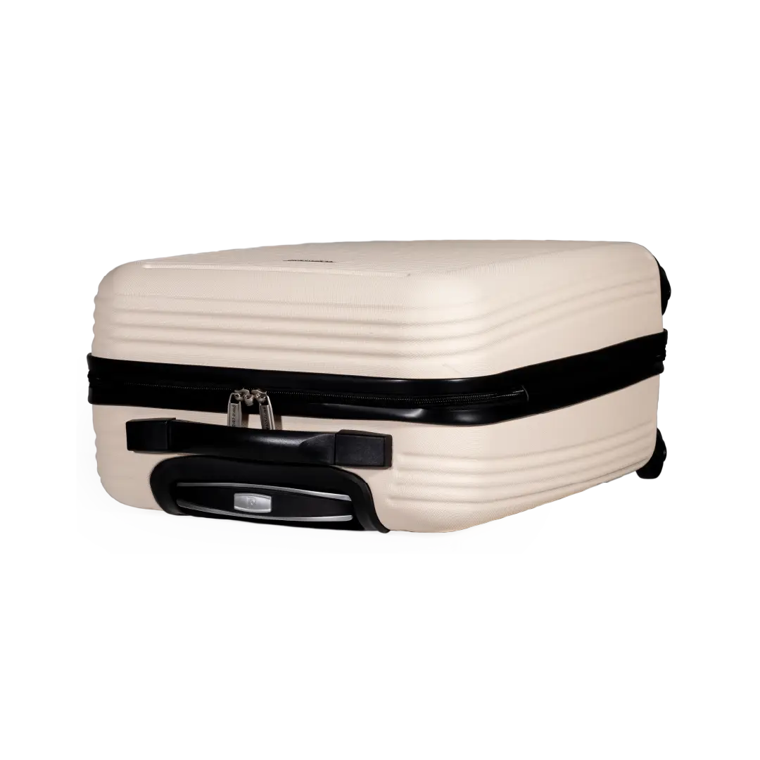 Gino Ferrari Harley 55cm Cream Carry-On Suitcase