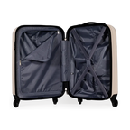 Gino Ferrari Harley 55cm Cream Carry-On Suitcase