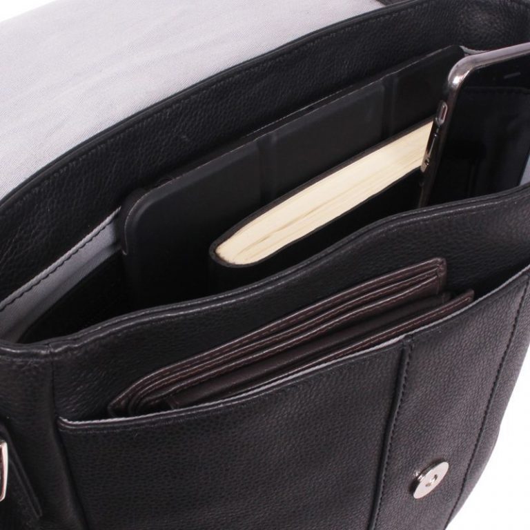 Thatcham Leather Messenger Bag