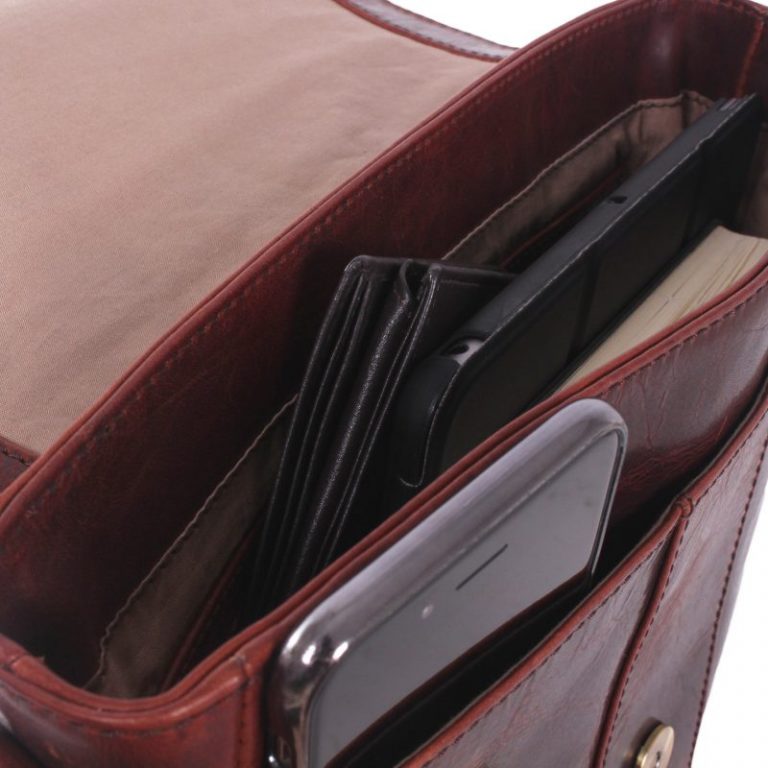 Thatcham Leather Messenger Bag
