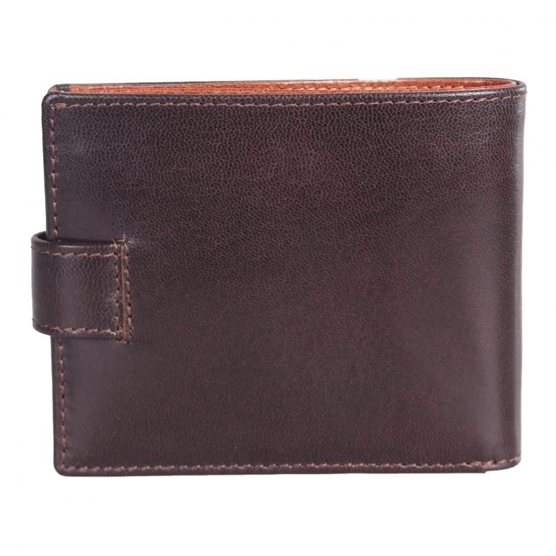 LFW001 Millennium – 5CC Bi fold Wallet with I.D, Zip in Note Section and Tab
