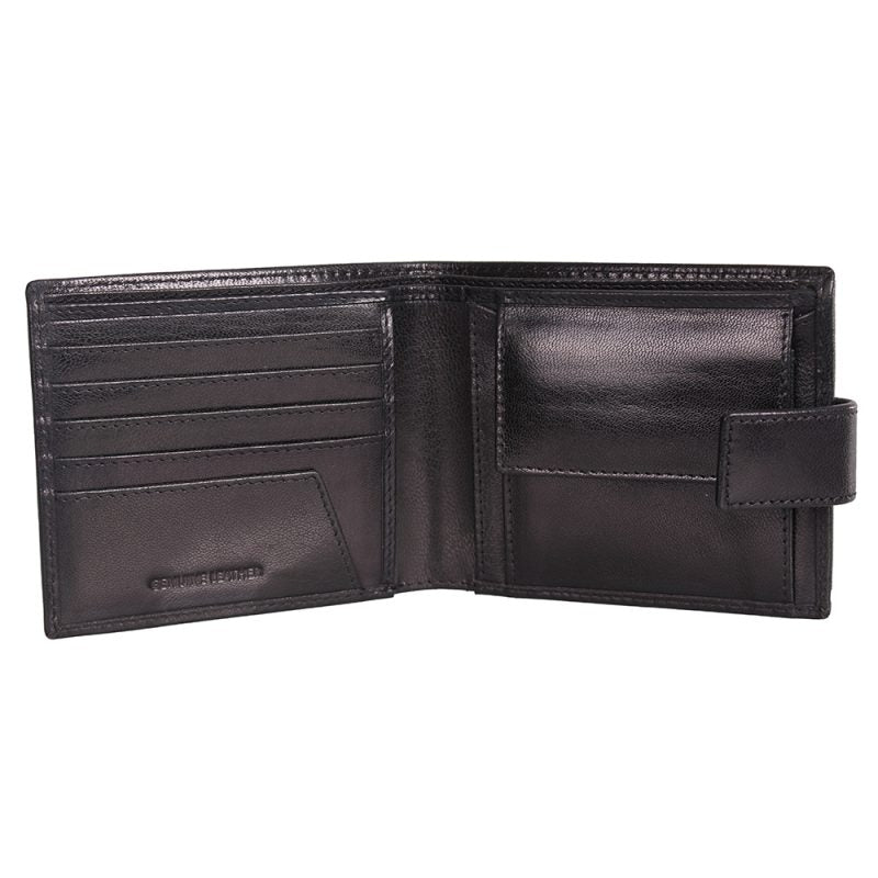 LFW004 Richmond – 4CC Bi fold Wallet with Coin Pocket and Tab